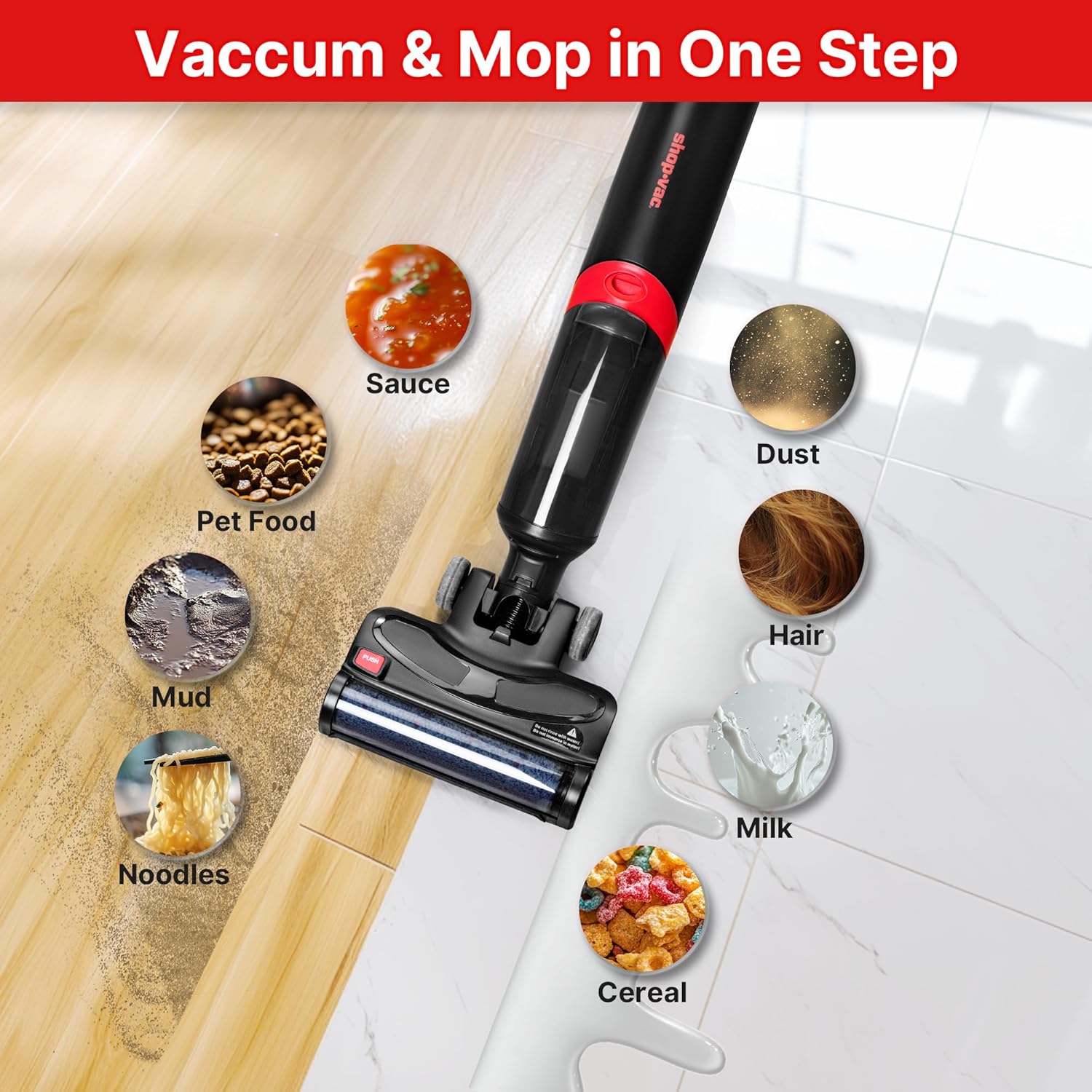 Shop-Vac® Wet/Dry Rechargeable Vacuum Cleaner & Mop - Image 5